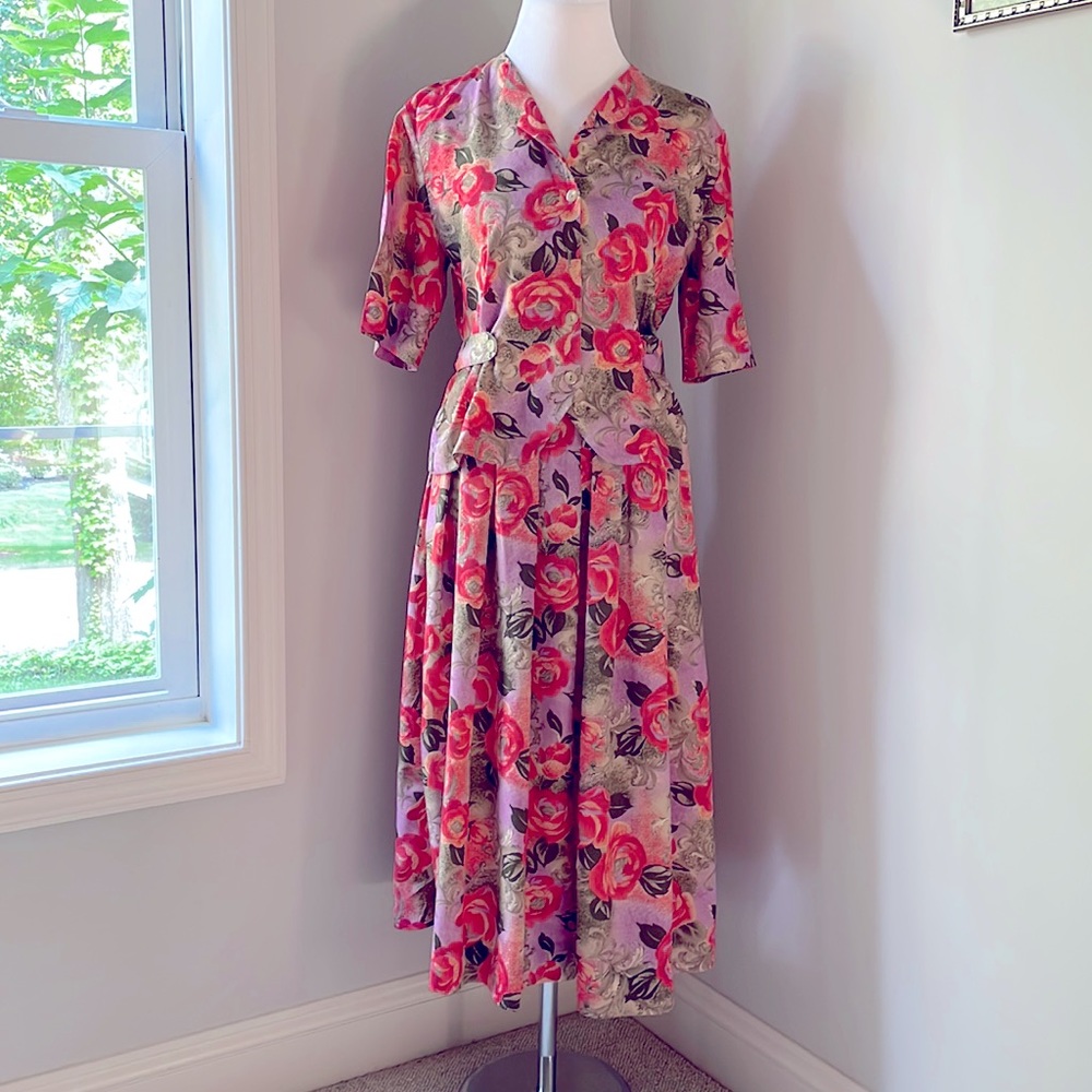 Vintage Pendleton 2 Piece Country Sophisticates Petite skirt and top